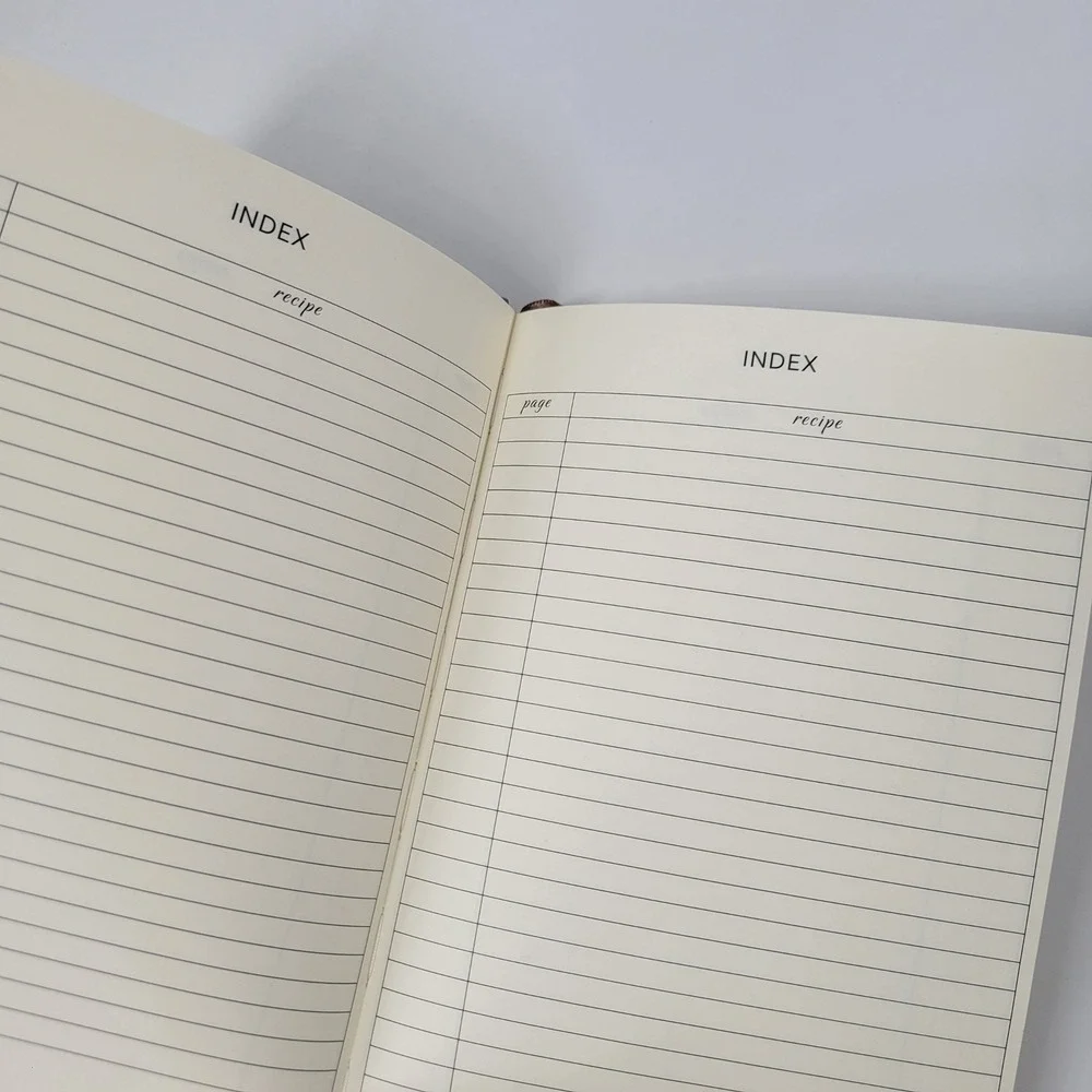 Elegant‎ Gold Script Recipes Journal Hardcover Recipe Book